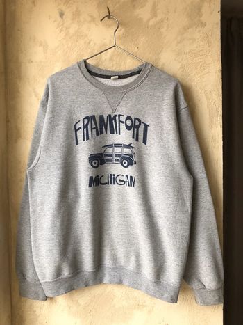 Sweat usa gris Michigan vintage M
