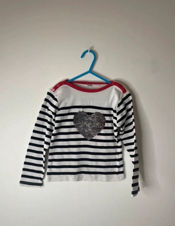 Tee shirts à rayures orchestra 5 ans fille