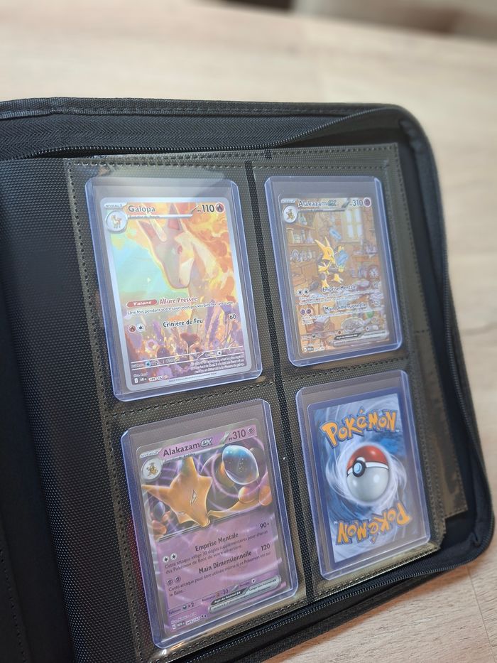 Classeur zip toploaders pour 128 cartes pokemon de qualité premium - photo numéro 2