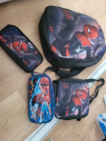 Sac d'école spiderman