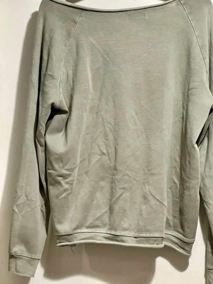Sweat kaki marque ninette parfait état taille unique - photo numéro 3