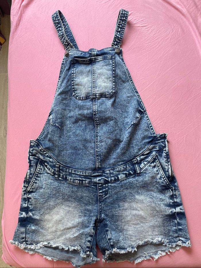 Salopette grossesse short à franges