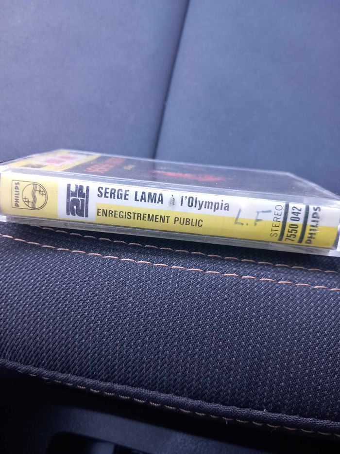 Cassette audio de Serge Lama à l'Olympia - photo numéro 2