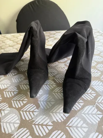 vero cuoio bottes hautes noir