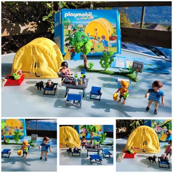 Playmobil Summer Fun 5435 : Famille et tente de camping 🏕, complet avec boite et notice