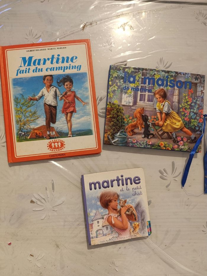 lot de 3 livres Martine