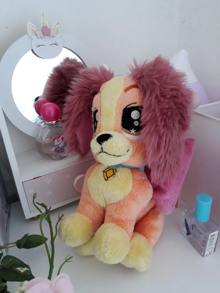 Péluche Lady Disney La Belle et Le Clochard Comme Neuve🌿💝 - photo numéro 5