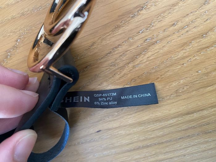 NEUF Shein Ceinture noire Taille 1m - photo numéro 5