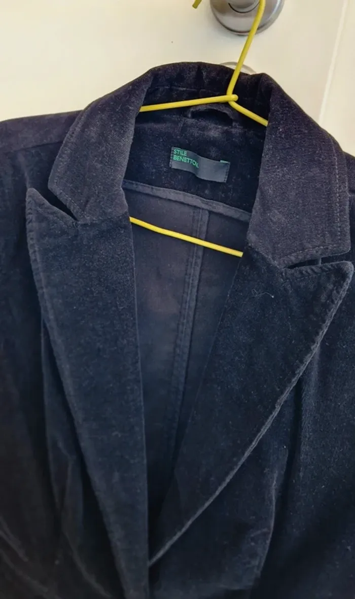 Veste blazer velours - photo numéro 2