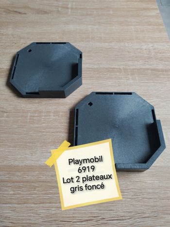 Playmobil 6919 lot 2 plateau plaques