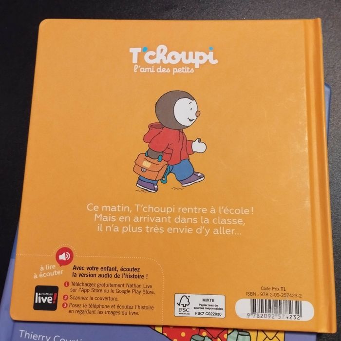 Livres Nathan enfants T'choupi lot de 4 - photo numéro 7
