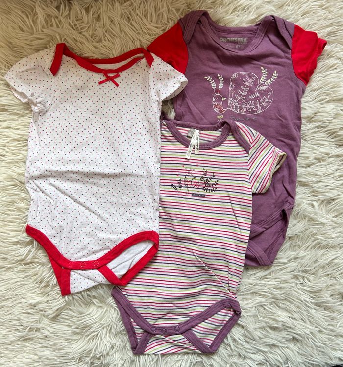 Lot de bodies 6 mois
