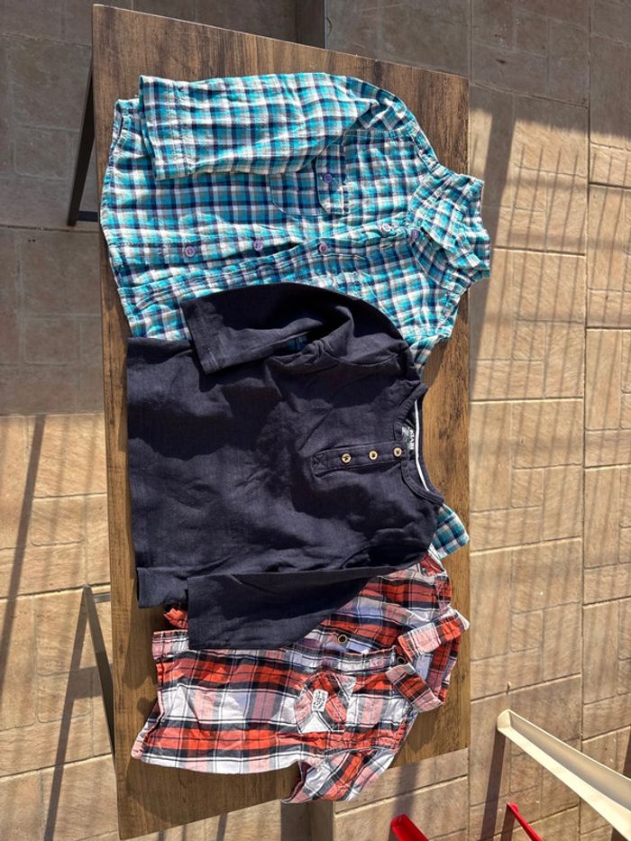 3 Hauts garçon 18 mois