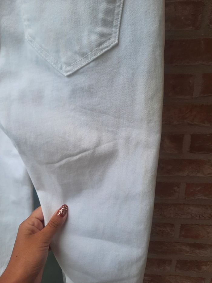 Jeans blanc zara - photo numéro 6