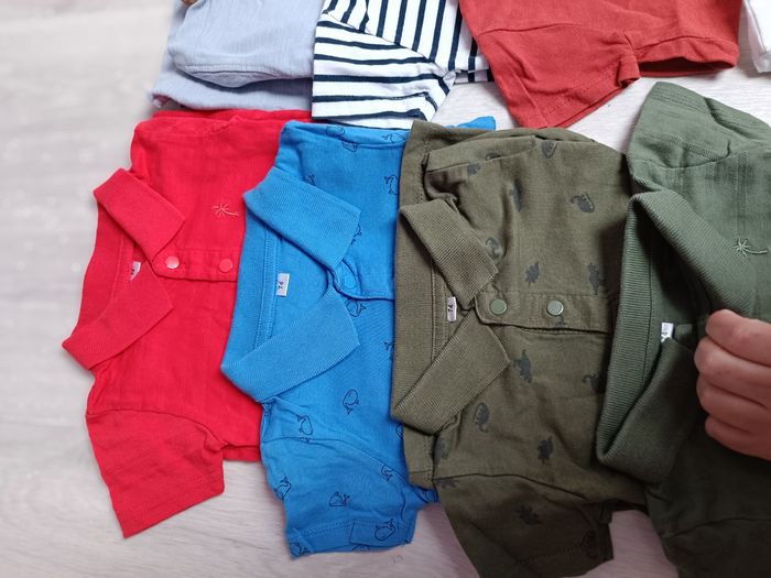 Lots de 5 polos et 3 tee-shirts - photo numéro 2