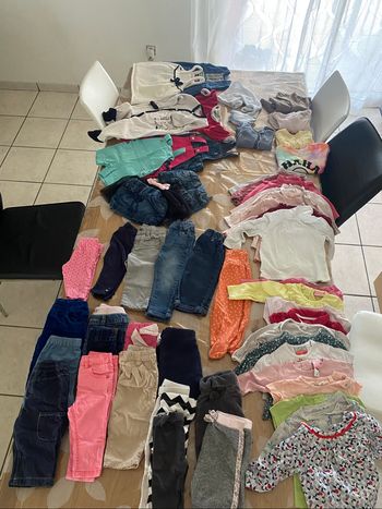Lot vêtements bébé fille 6 mois