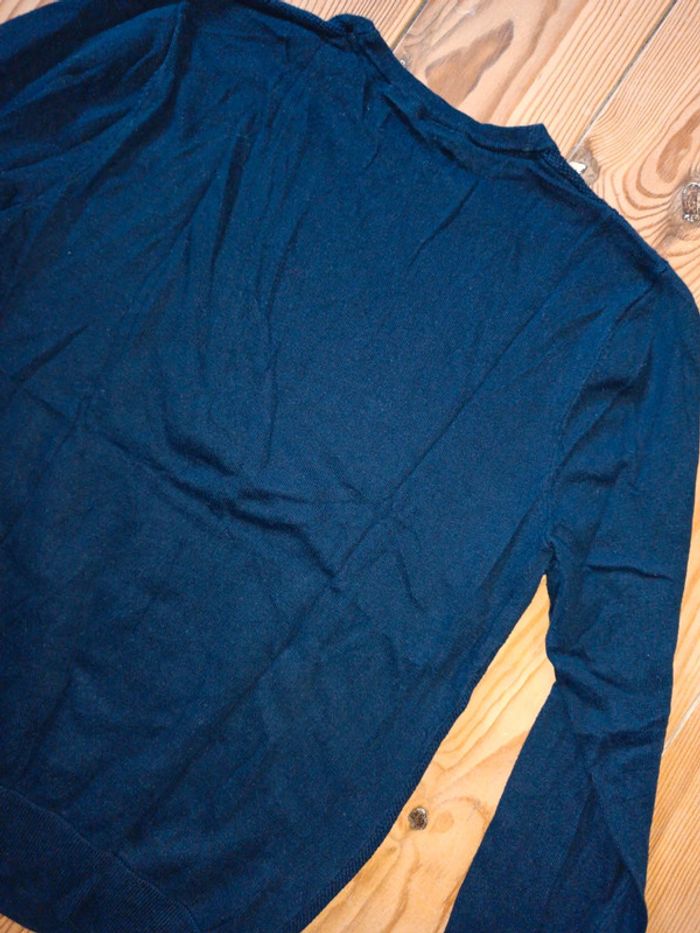 Magnifique pull jules bleu nuit taille M comme neuf - photo numéro 7