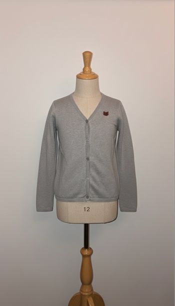 Du Pareil Au Même - Gilet - Taille 12 ans (152 cm) - Gris chiné
