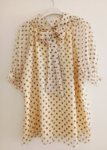 Chemise à pois