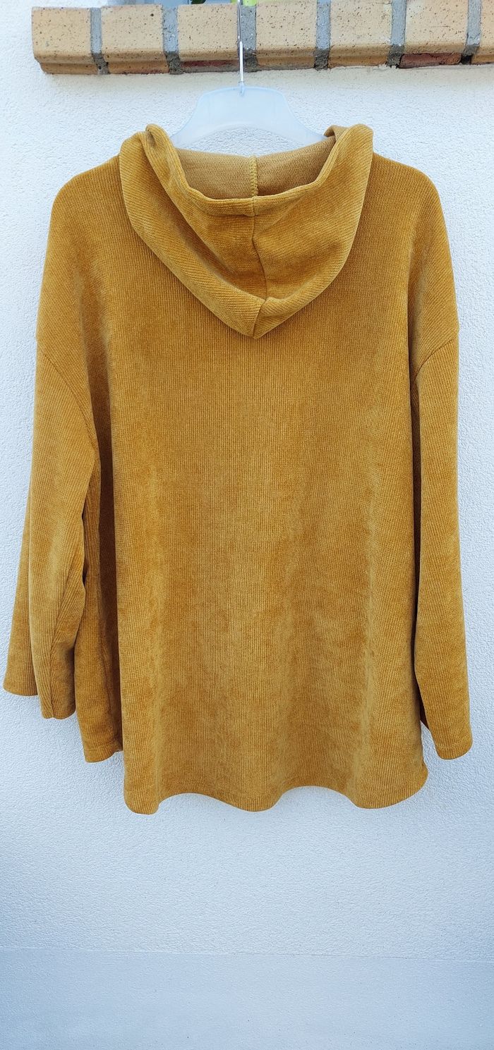 Veste longue avec capuche femme grande taille Taille 52 - photo numéro 2