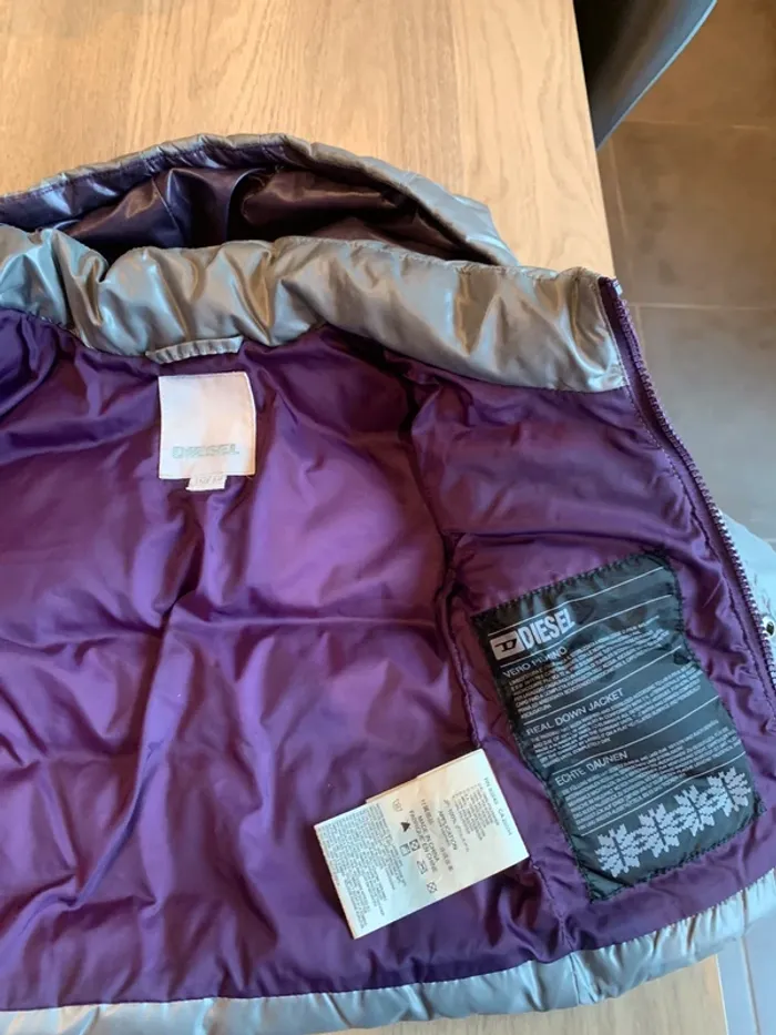 Veste doudoune taille 6 mois Diesel - photo numéro 3