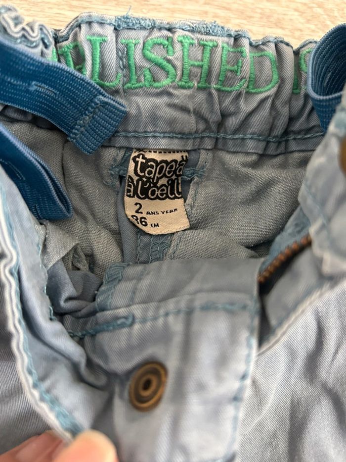 Pantalon chino bleu ciel Tape à l’œil 2 ans - photo numéro 4