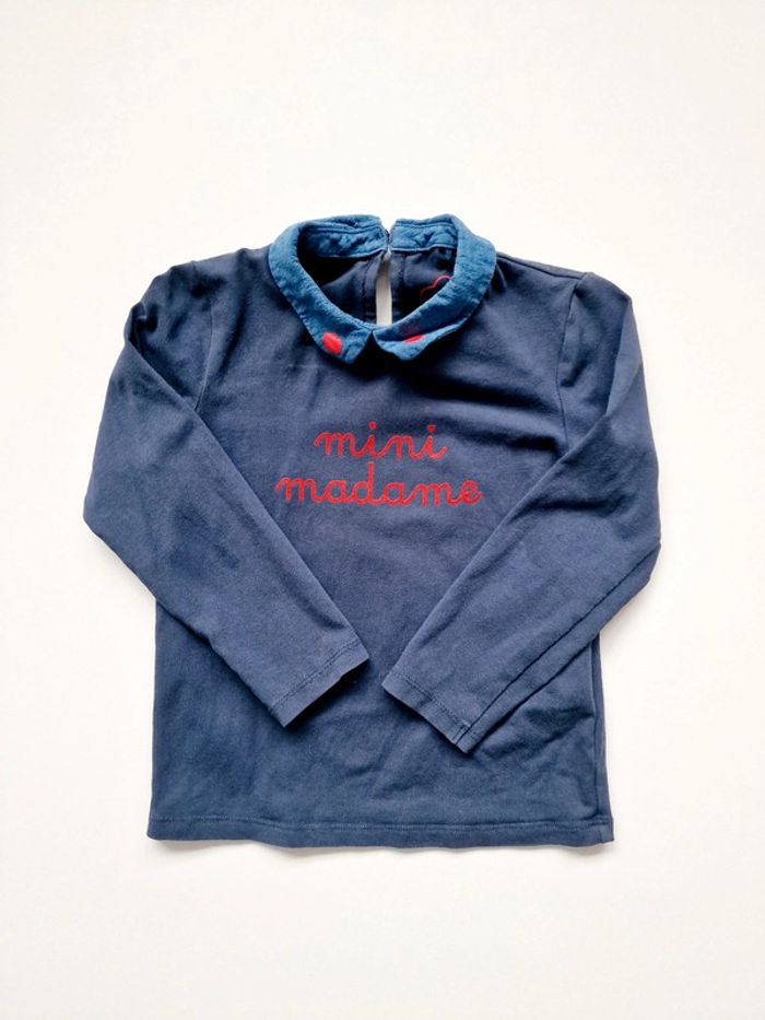 JBC - Ensemble tee-shirt manches longues, col claudine + pantalon (2 ans) - photo numéro 2