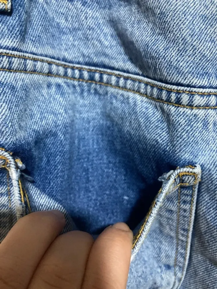 Mini short en jean taille haute Pull&Bear – Taille 34 - photo numéro 10