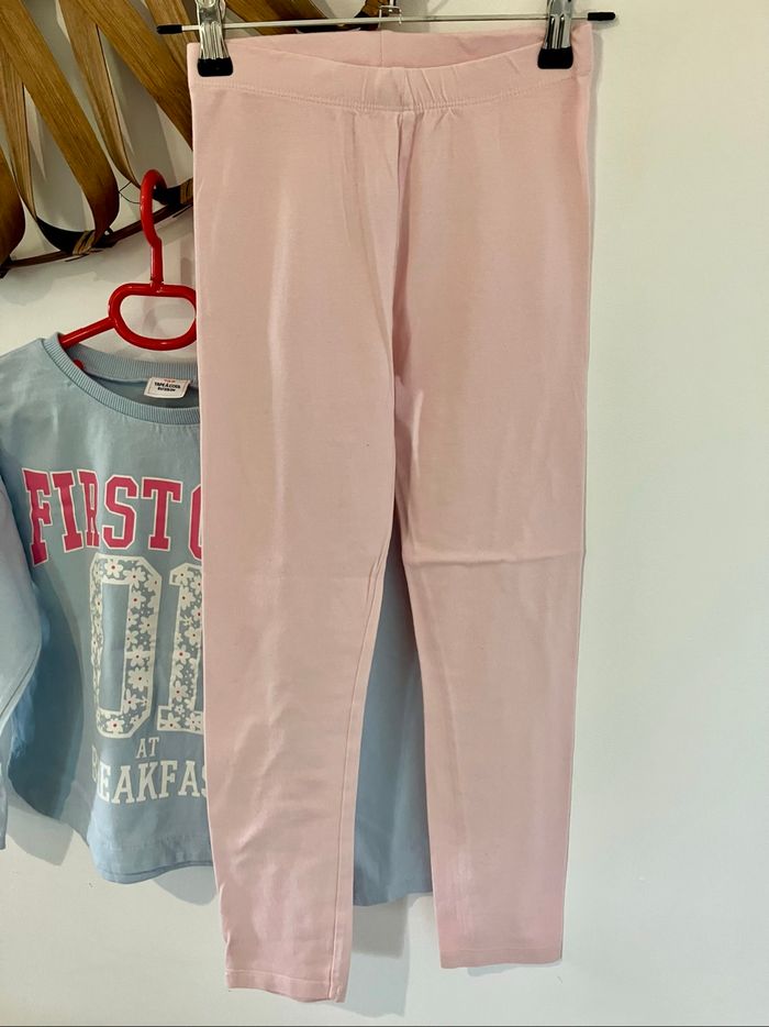 Pyjama coton bleu et rose fille 8 ans TAO - photo numéro 6