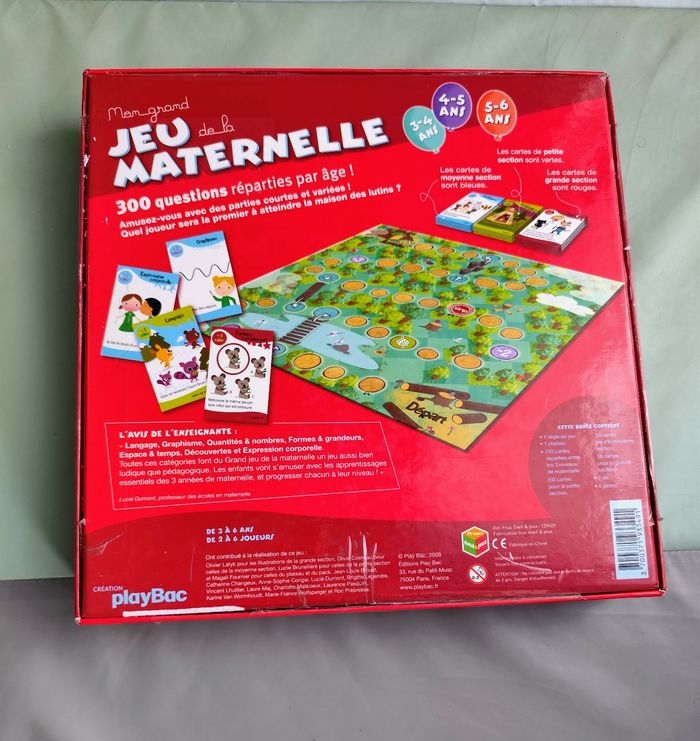 Mon grand jeu de la maternelle de Éveil & jeux Fnac - photo numéro 2