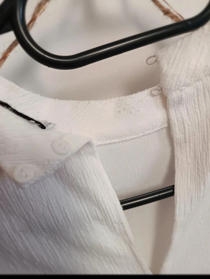 Robe gauffrée blanche - photo numéro 4