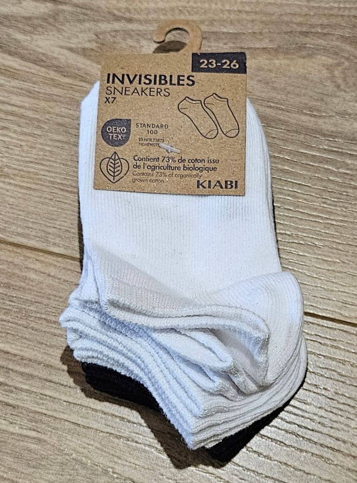 Lot de socquettes unies - Taille 23-26