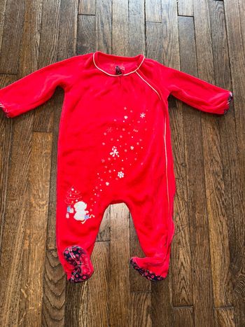 Pyjama velour sergent major 12 mois