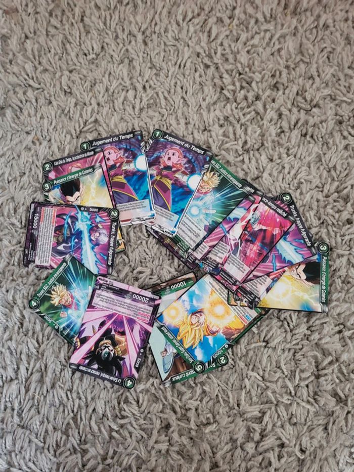 Lot de cartes dragon Ball super card game