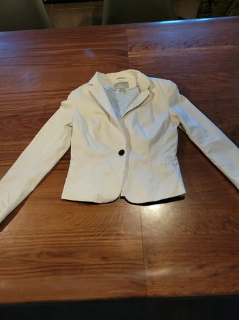 Blazer blanc taille S femme