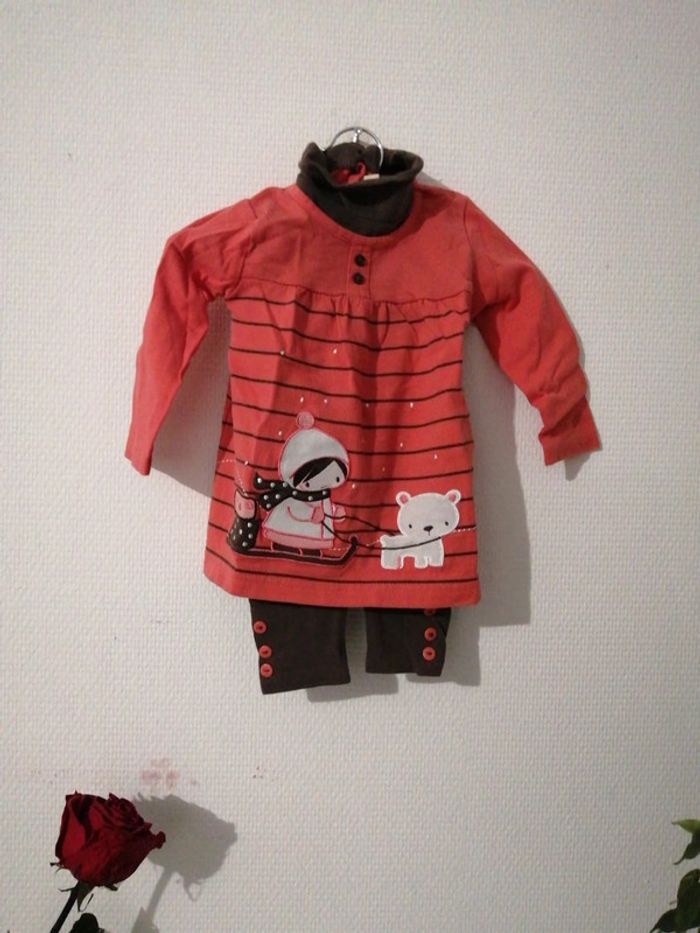 Ensemble bébé fille 12 mois