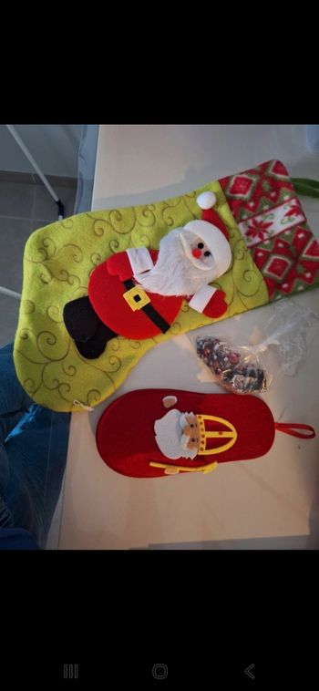 Chaussette de Noël et de St Nicolas