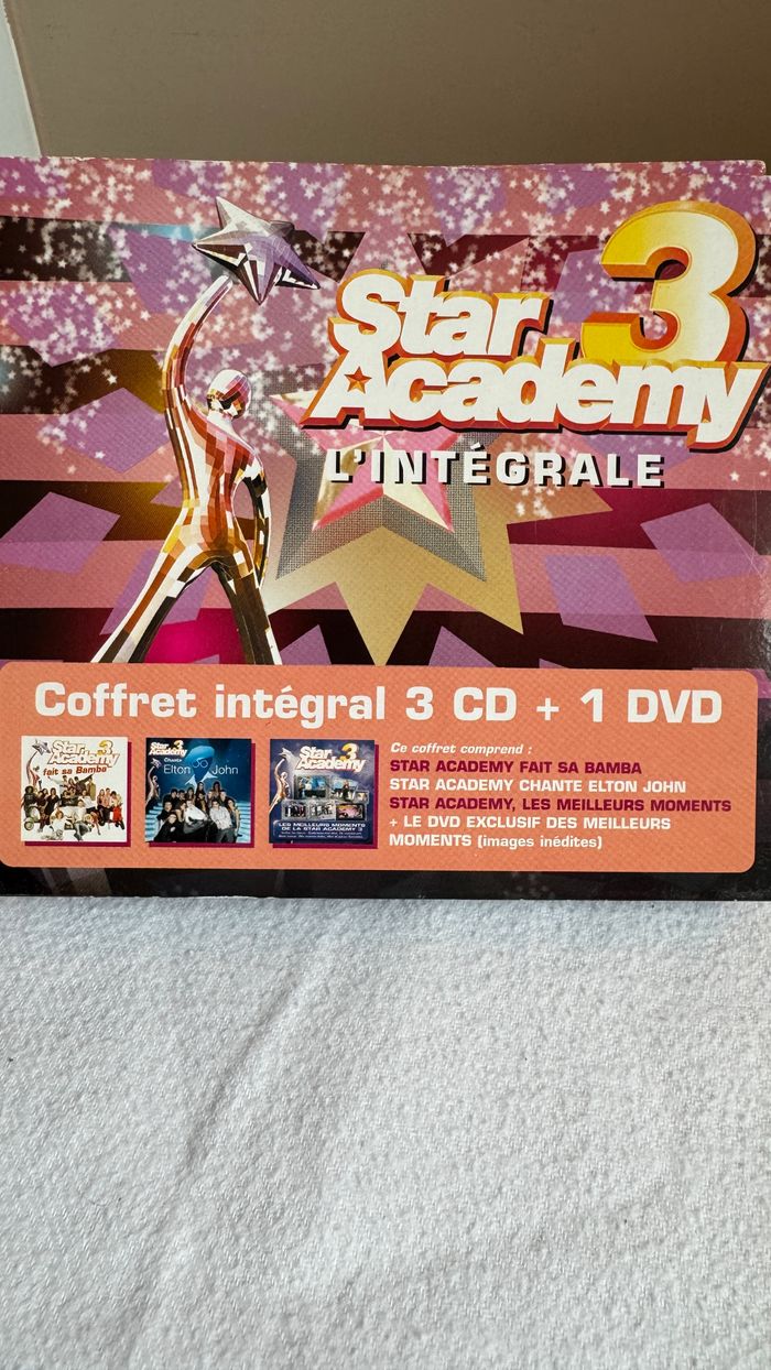 CD Star Académy 3 ensemble de 3 CD coffret intégrale et 1 dvd - photo numéro 2