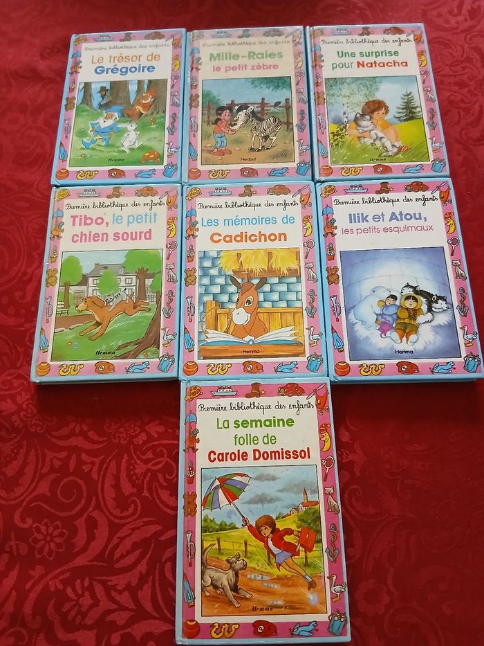 Lot de 7 livres ma première bibliothèque
