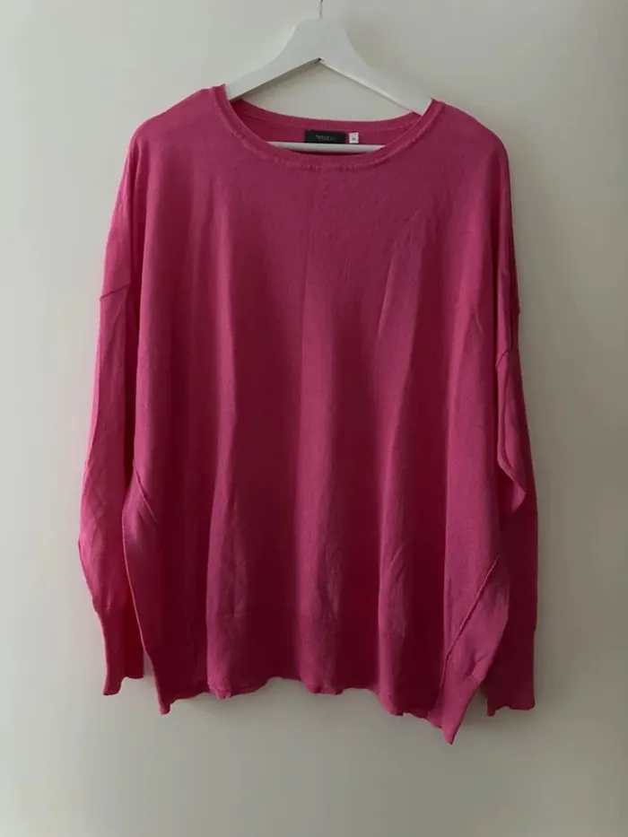Pull rose femme xl