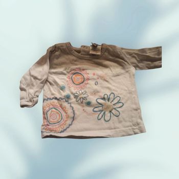 T-shirt manches longues 1 mois