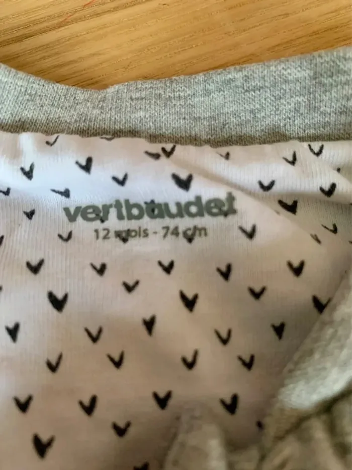 Gilet à zip 12 mois fille Vertbaudet - photo numéro 4