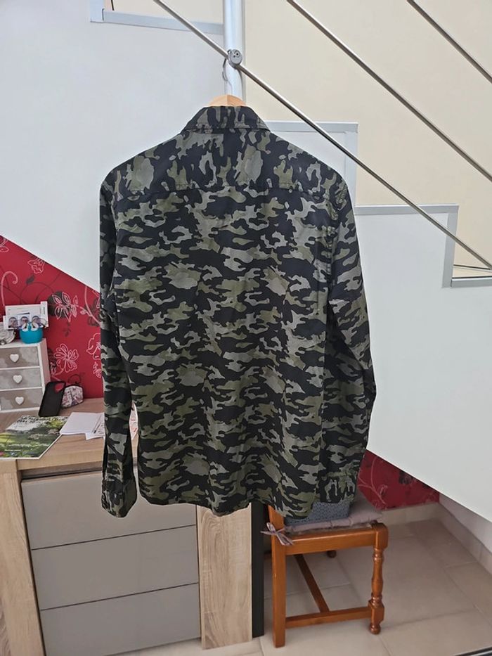 Chemise camouflage Angelo Litrico taille M - photo numéro 7