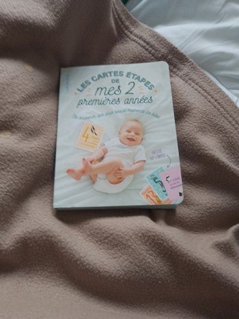 Cartes étapes pour photo avec bébé