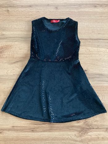 Robe noire brillante Tissaia 4 ans