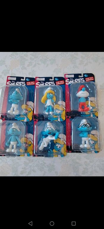 Figurine schtroumpfs