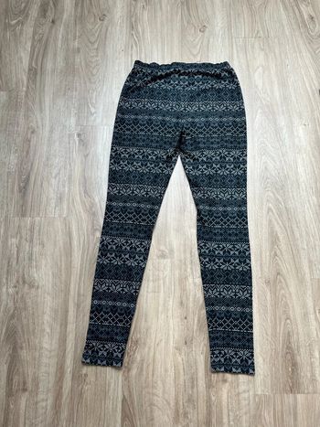 Pantalon legging femme à motifs marque AC taille L état satisfaisant