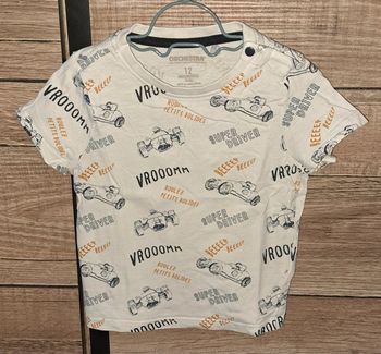 Tee-shirt blanc Orchestra 12 mois