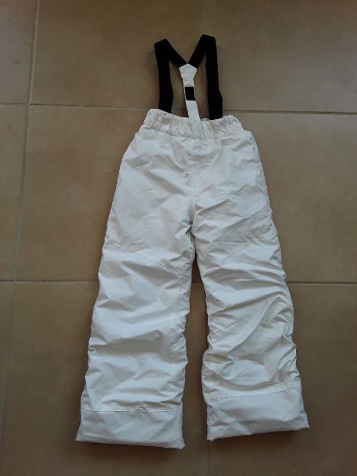 Pantalon de ski blanc fille 8 ans WEDZE TBE