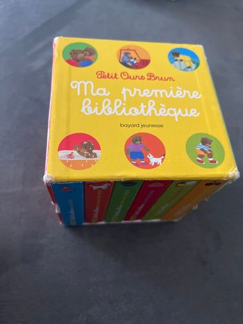 Lot livre ma première bibliothèque petit ours brun 6 livres cartonnés 